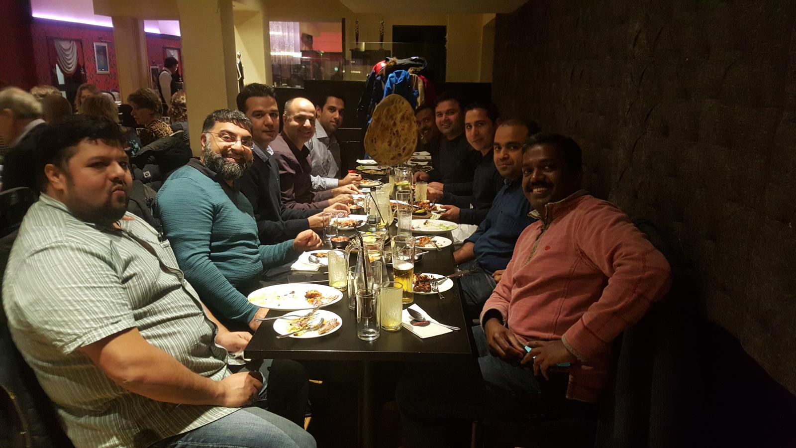 Annual Dinner - Dec 2015 - Ex Club Members Mohan (moved to Singapore) and Ahmed Durrani