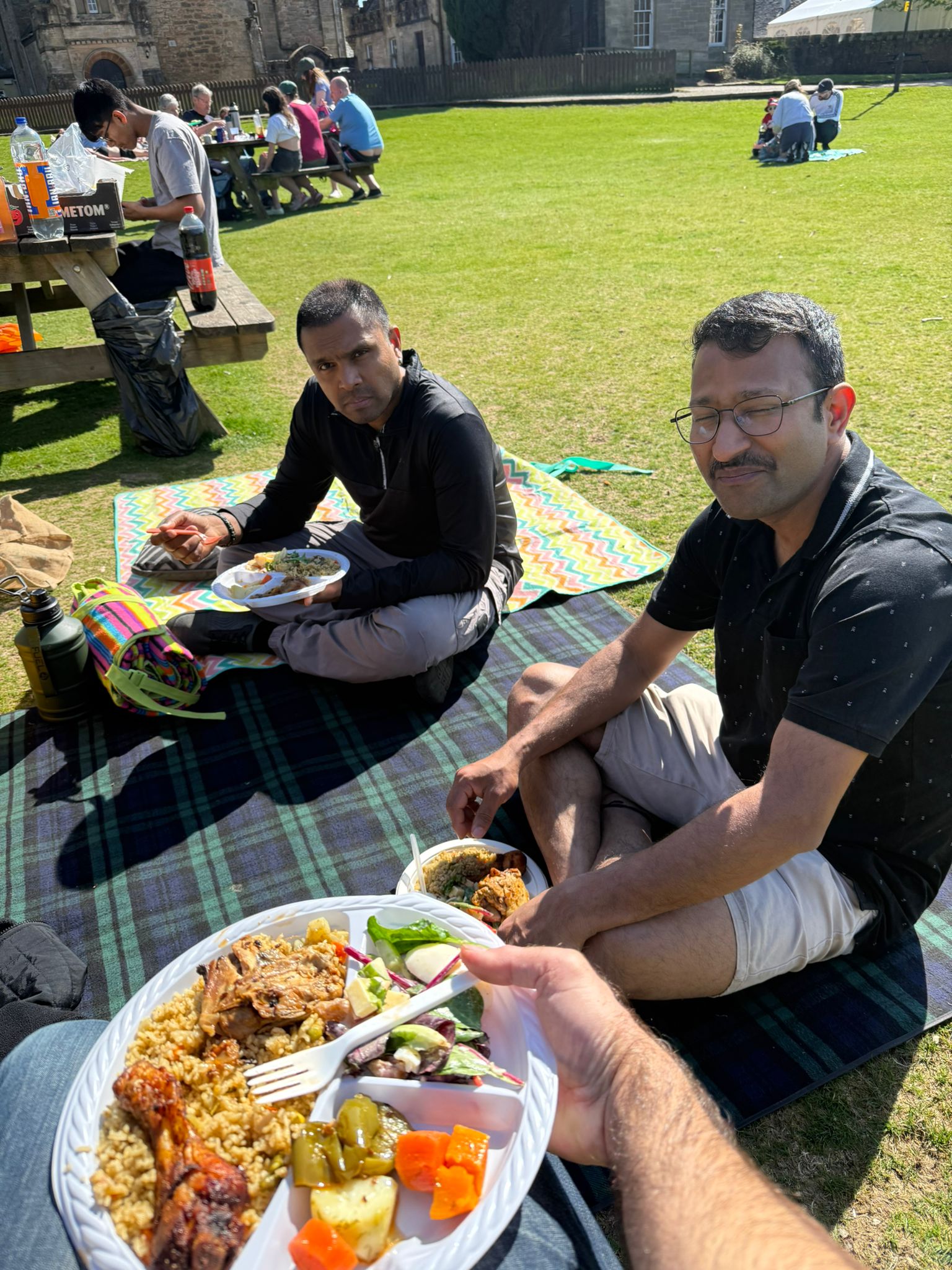 Ruksar, Thomas, Atul and Deepesh - Only 4 managed to attend