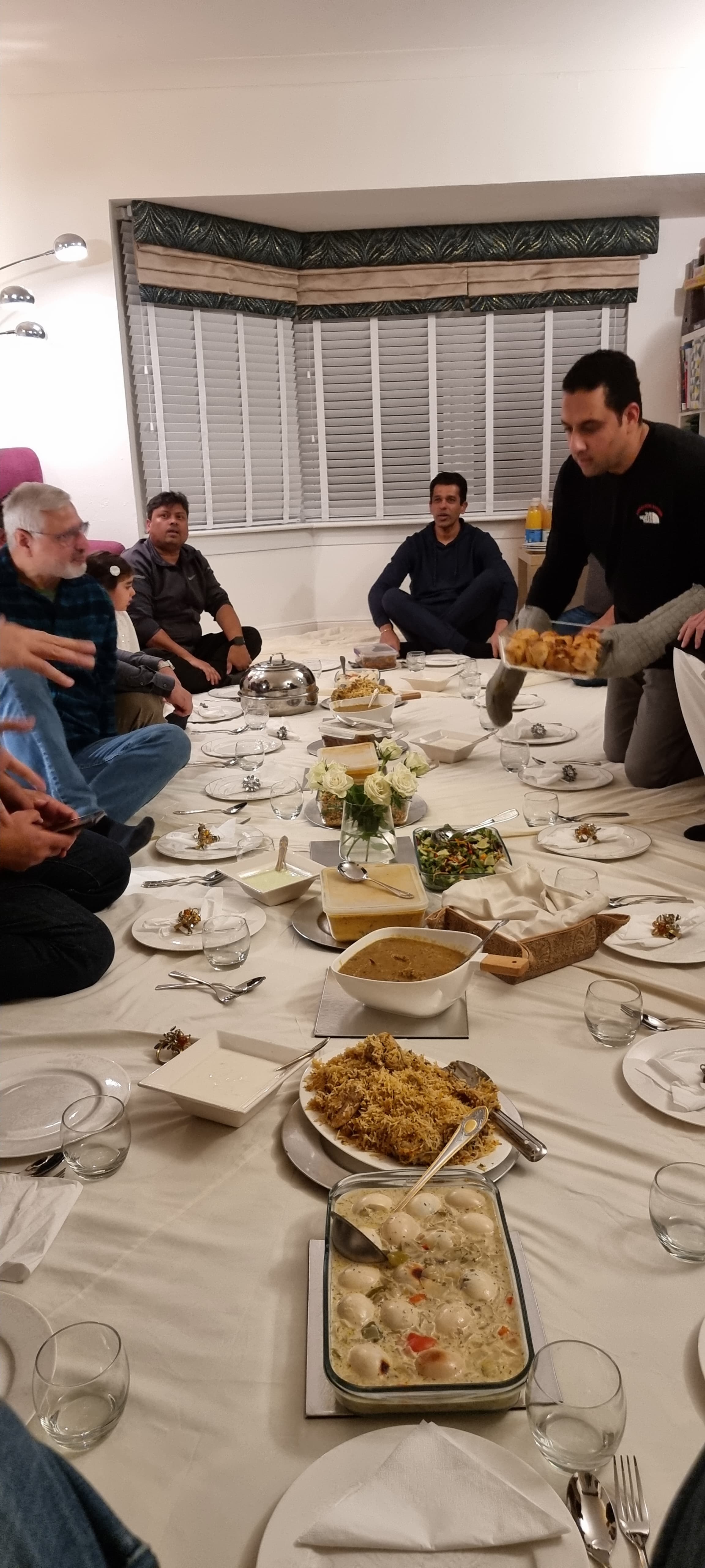 Massive Potluck Dinner at Alty's Place