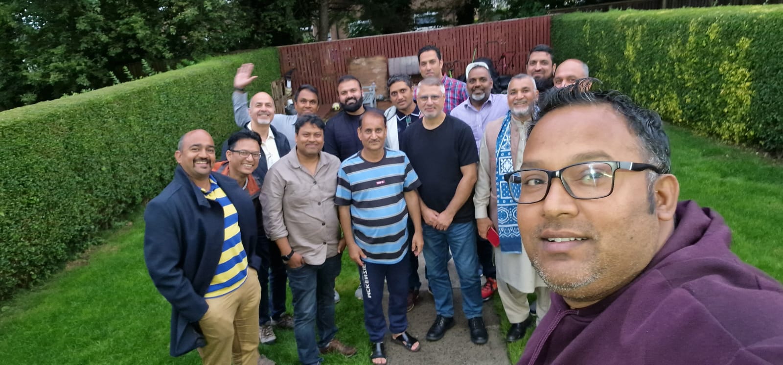 The Gang at Tousif Bhai's place